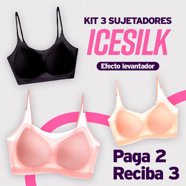 Kit 3 Sujetadores IceSilk [ULTRA REFRESCANTE]